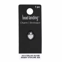 Sterling Silver Heart Icon Charm by Bead Landing™