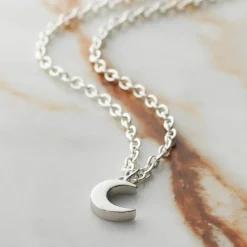 Sterling Silver Moon Icon Charm by Bead Landing™