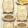 Sticko Bride & Groom Caption Gold Dimensional Stickers