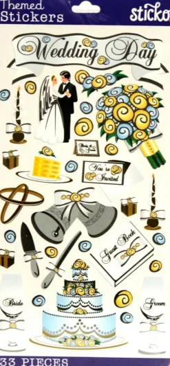 Sticko Wedding Day Themed Stickers