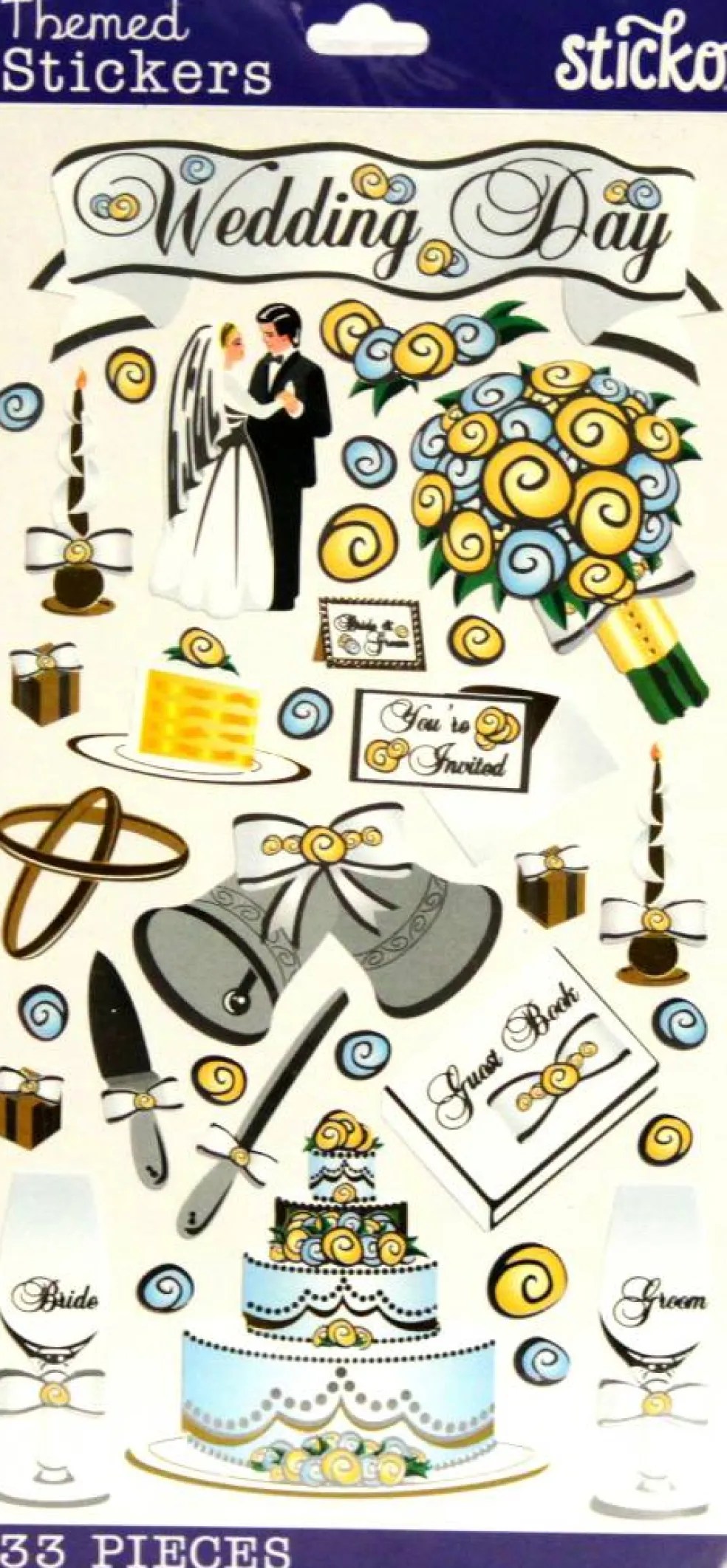 Sticko Wedding Day Themed Stickers