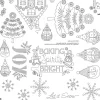 Stitcher's Revolution Christmas Bliss SR39 embroidery iron on pattern