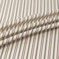 Stitch & Sparkle Aviary Collection Stripe Lavender Cotton Fabric