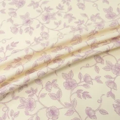 Stitch & Sparkle Aviary Lavender Floral Cotton Fabric