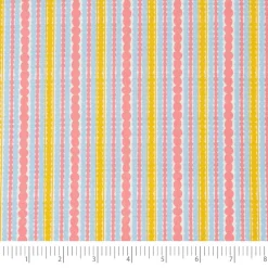 Stitch & Sparkle Dotstripe Modern Scandinavian Cotton Fabric