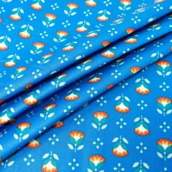 Stitch & Sparkle Modern Scandinavian Sunflower Cotton Fabric