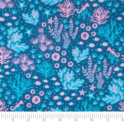 Stitch & Sparkle Under the Sea Seaweed Cotton Fabrics