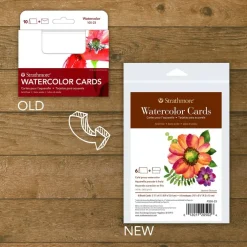 Strathmore® 400 Series Fluorescent White Watercolor Cards & Envelopes Set
