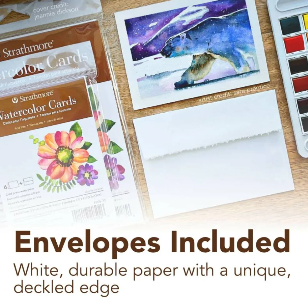 Strathmore® 5" x 7" Watercolor Cards & Envelopes