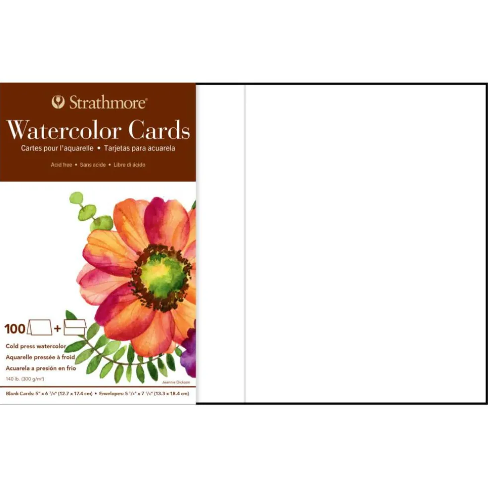 Strathmore® 5" x 7" Watercolor Cards & Envelopes