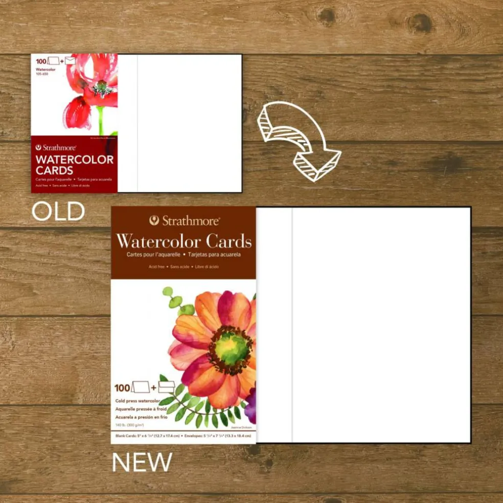Strathmore® 5" x 7" Watercolor Cards & Envelopes