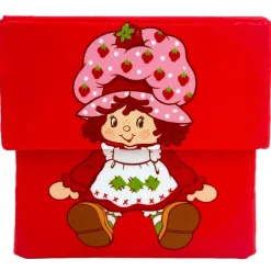 Strawberry Shortcake: Storable 12" Box - Red Character Themed Bin, Fabric Storage Container, Opening Top Lid, Holds Toys-Books-Games & More, Licensed