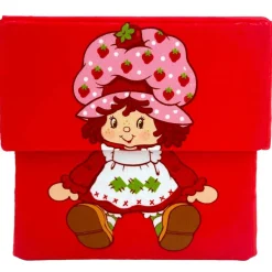 Strawberry Shortcake: Storable 10" Box - Red Character Themed Bin, Fabric Storage Container, Opening Top Lid, Holds Toys-Books-Games & More, Licensed