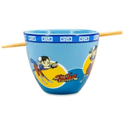 Street Fighter Chun-Li 16-Ounce Ramen Bowl and Chopstick Set
