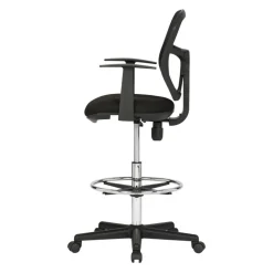 Studio Designs Riviera Height Adjustable Drafting Chair with Mesh Back