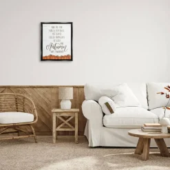 Stupell Industries Autumn Awakened Framed Canvas Wall Art
