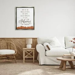 Stupell Industries Autumn Awakened Framed Canvas Wall Art