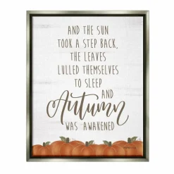 Stupell Industries Autumn Awakened Framed Canvas Wall Art