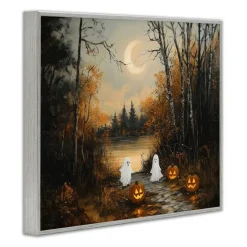 Stupell Industries Autumn Ghosts at Lake Framed Giclee, design by Arlington Prints