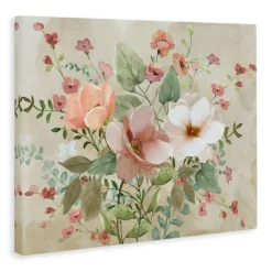 Stupell Industries Elegant Country Blooms Canvas By Nan