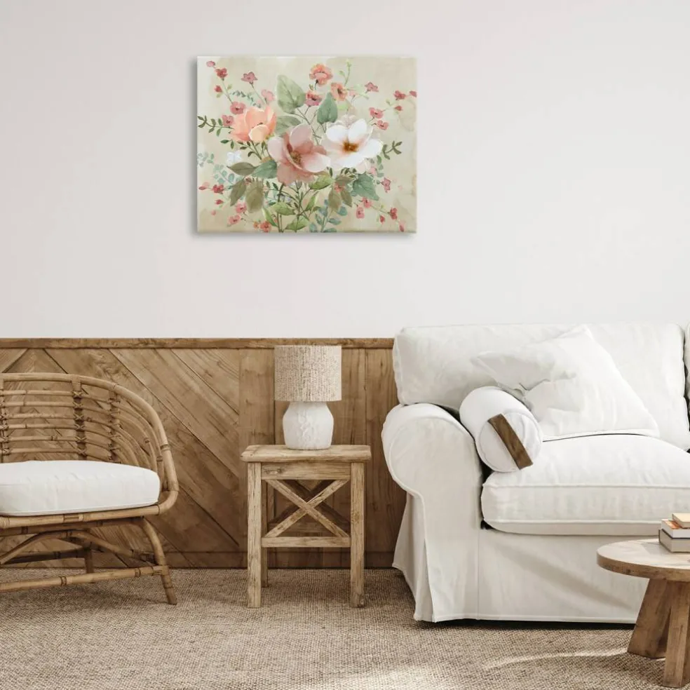 Stupell Industries Elegant Country Blooms Canvas By Nan