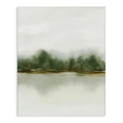 Stupell Industries Embracing Green Abstract Canvas, design by 1x