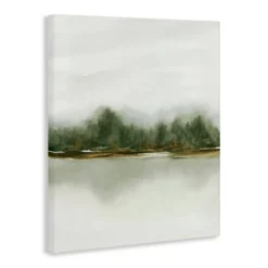 Stupell Industries Embracing Green Abstract Canvas, design by 1x