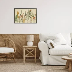 Stupell Industries Fall Toned Botanics Framed Giclee, design by Elizabeth Medley