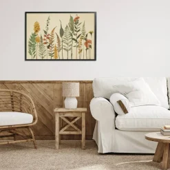 Stupell Industries Fall Toned Botanics Framed Giclee, design by Elizabeth Medley