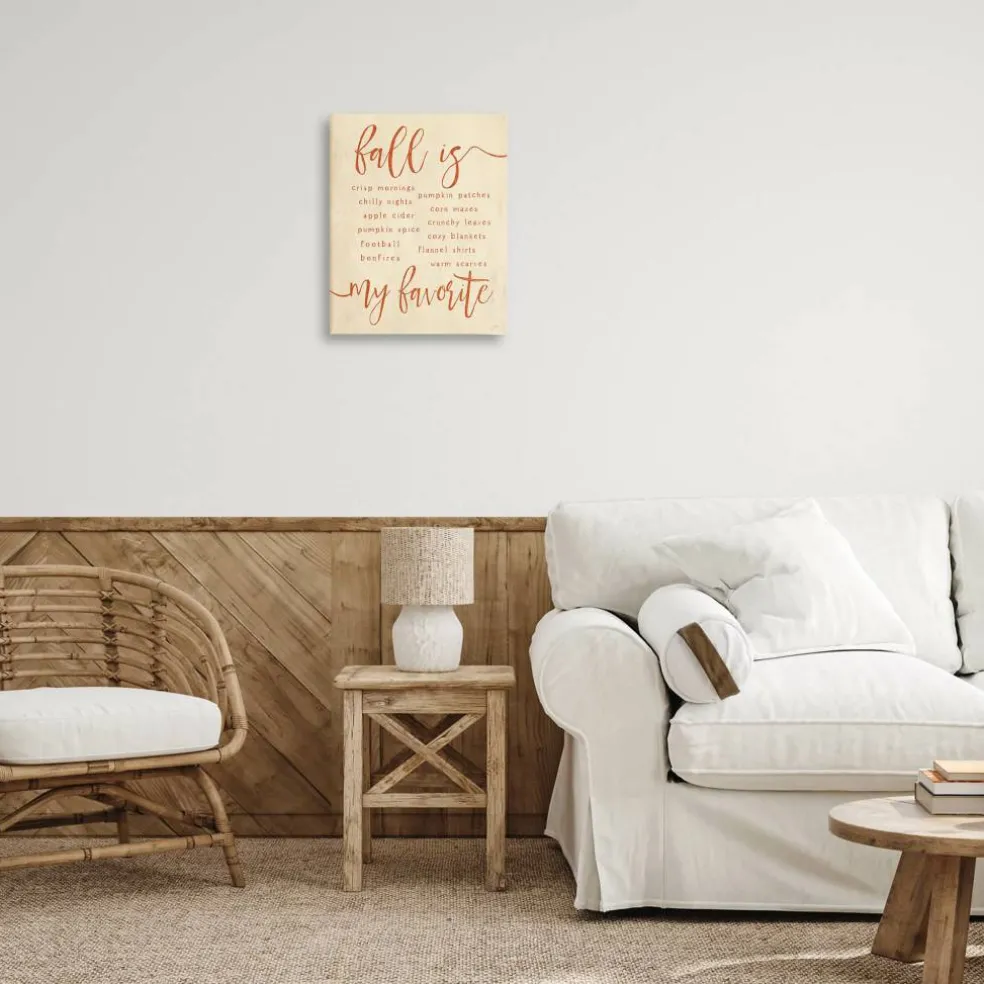 Stupell Industries Favorite Fall Activities Canvas Wall Art