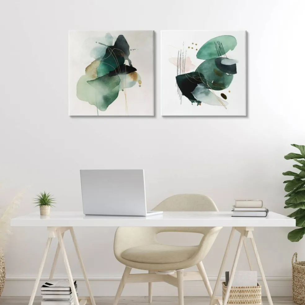 Stupell Industries Fluid Abstract Harmonies 2pc Canvas Set, design by Svetlana Aleynikova