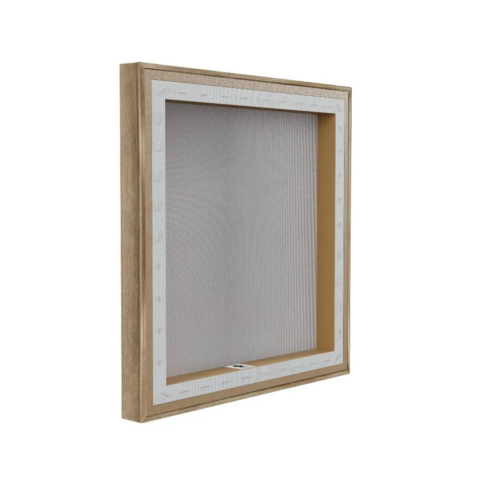 Stupell Industries Hello Fall with Autumn Foliage Floater Framed Art