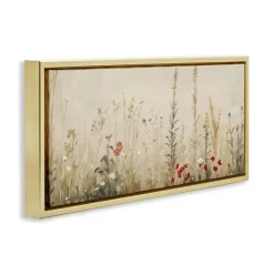 Stupell Industries Misty Meadow Flowers Floating Frame, design by Petal Prints Design