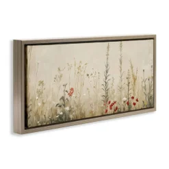 Stupell Industries Misty Meadow Flowers Floating Frame, design by Petal Prints Design