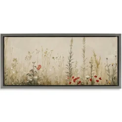 Stupell Industries Misty Meadow Flowers Floating Frame, design by Petal Prints Design