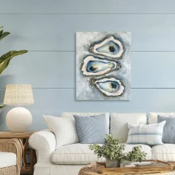 Stupell Industries Oyster Bar Trio  Canvas Wall Art, design by Carol Robinson