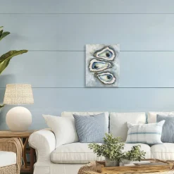 Stupell Industries Oyster Bar Trio  Canvas Wall Art, design by Carol Robinson