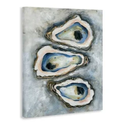 Stupell Industries Oyster Bar Trio  Canvas Wall Art, design by Carol Robinson