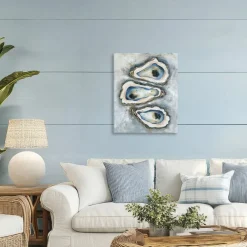 Stupell Industries Oyster Bar Trio  Canvas Wall Art, design by Carol Robinson
