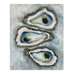 Stupell Industries Oyster Bar Trio  Canvas Wall Art, design by Carol Robinson