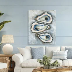 Stupell Industries Oyster Bar Trio  Canvas Wall Art, design by Carol Robinson