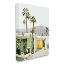 Stupell Industries Palm Springs House Photography Canvas Wall Art