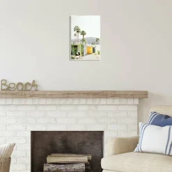 Stupell Industries Palm Springs House Photography Canvas Wall Art