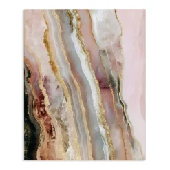 Stupell Industries Pastel Misty Gem Geode Canvas, design by Svetlana Aleynikova