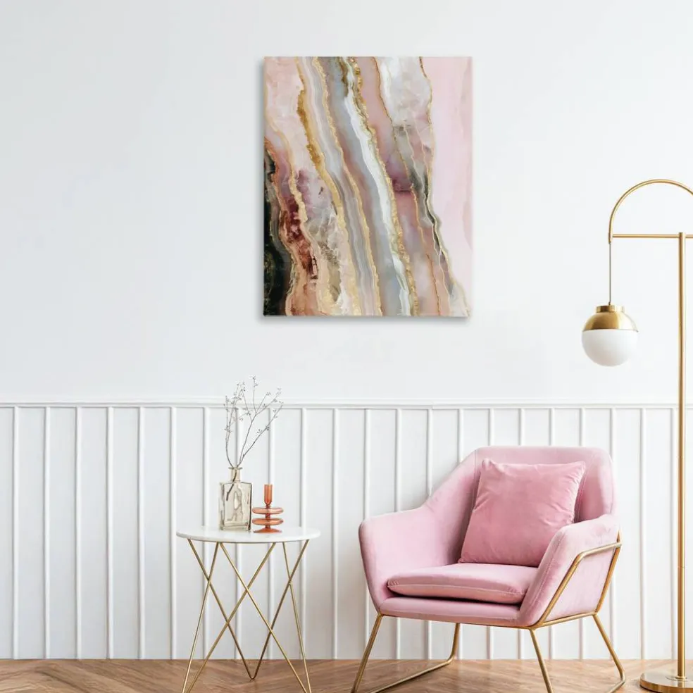 Stupell Industries Pastel Misty Gem Geode Canvas, design by Svetlana Aleynikova