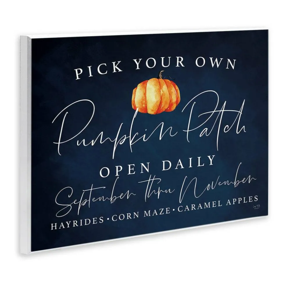 Stupell Industries Pick Your Own Pumpkins Wall Plaque Art