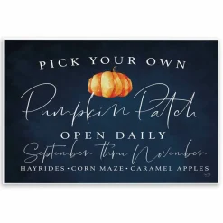 Stupell Industries Pick Your Own Pumpkins Wall Plaque Art