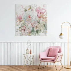 Stupell Industries Romantic Pastel Blossoms Canvas, design by Carol Robinson
