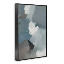 Stupell Industries Stormy Grey Abstract Framed Giclee, design by Lanie Loreth