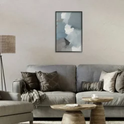 Stupell Industries Stormy Grey Abstract Framed Giclee, design by Lanie Loreth